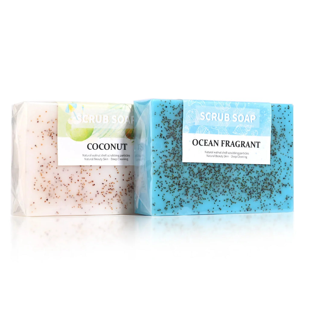 Natural Sea Salt Face & Body Scrub Soap (100g)