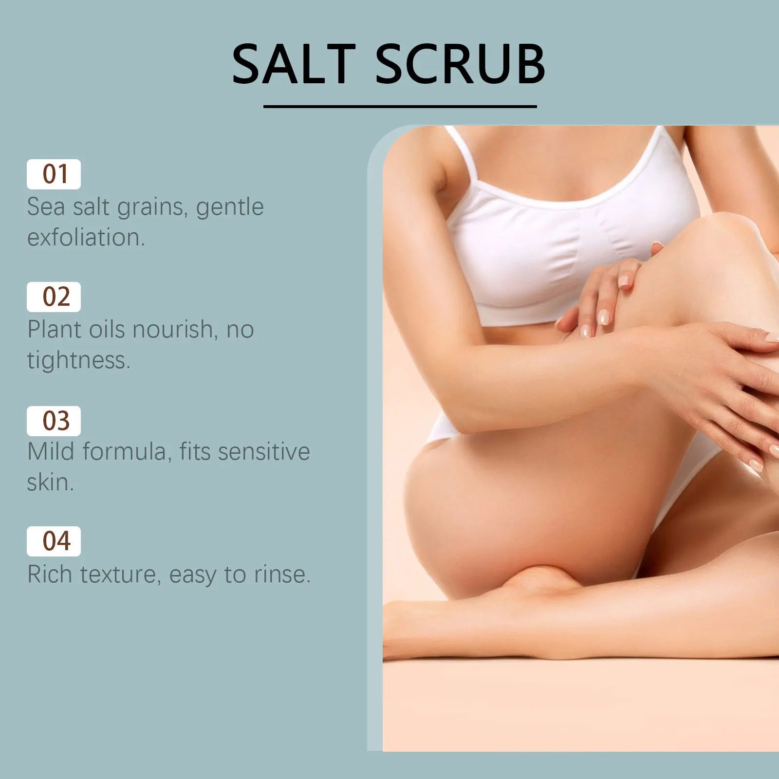 Dead Sea Salt & Jojoba Body Scrub