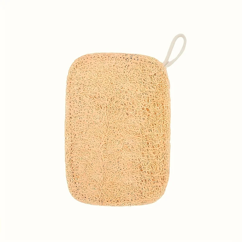 Natural Loofah & Bamboo Body Scrub Sponges (6-Piece)