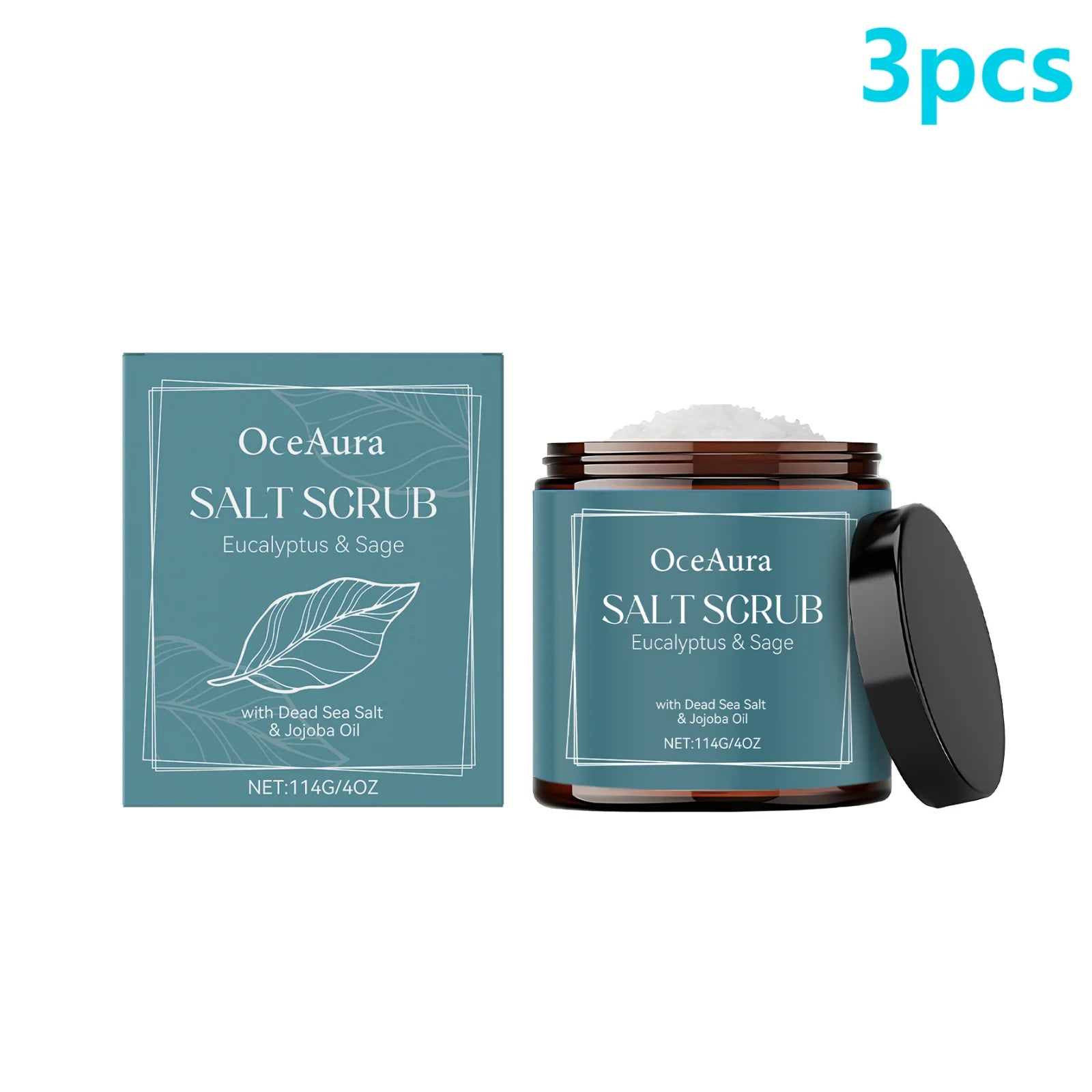 Dead Sea Salt & Jojoba Body Scrub