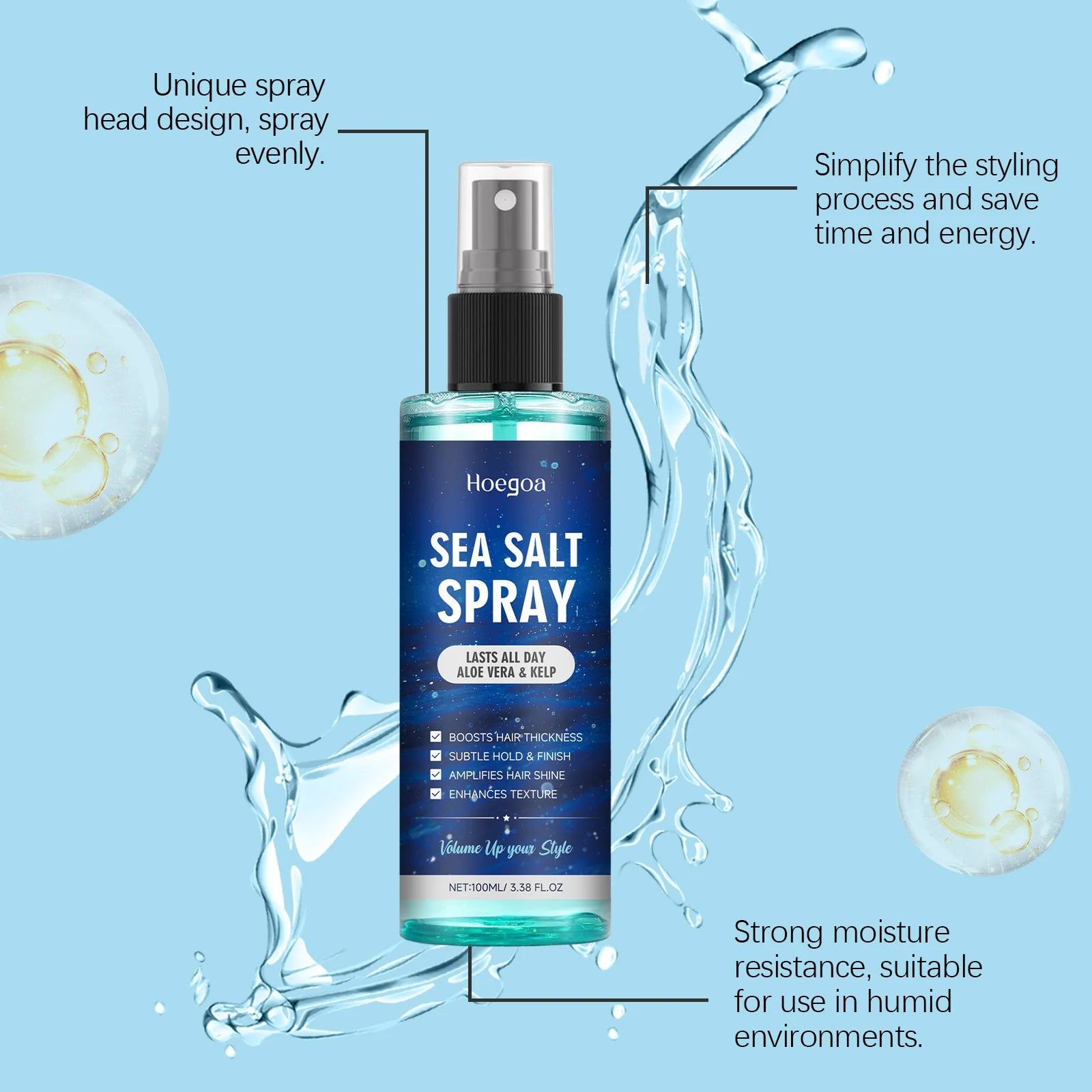 Sea Salt Curl Defining & Texturizing Mousse