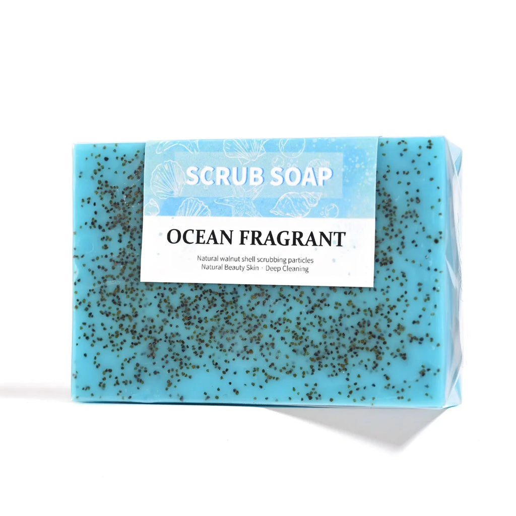 Natural Sea Salt Face & Body Scrub Soap (100g)