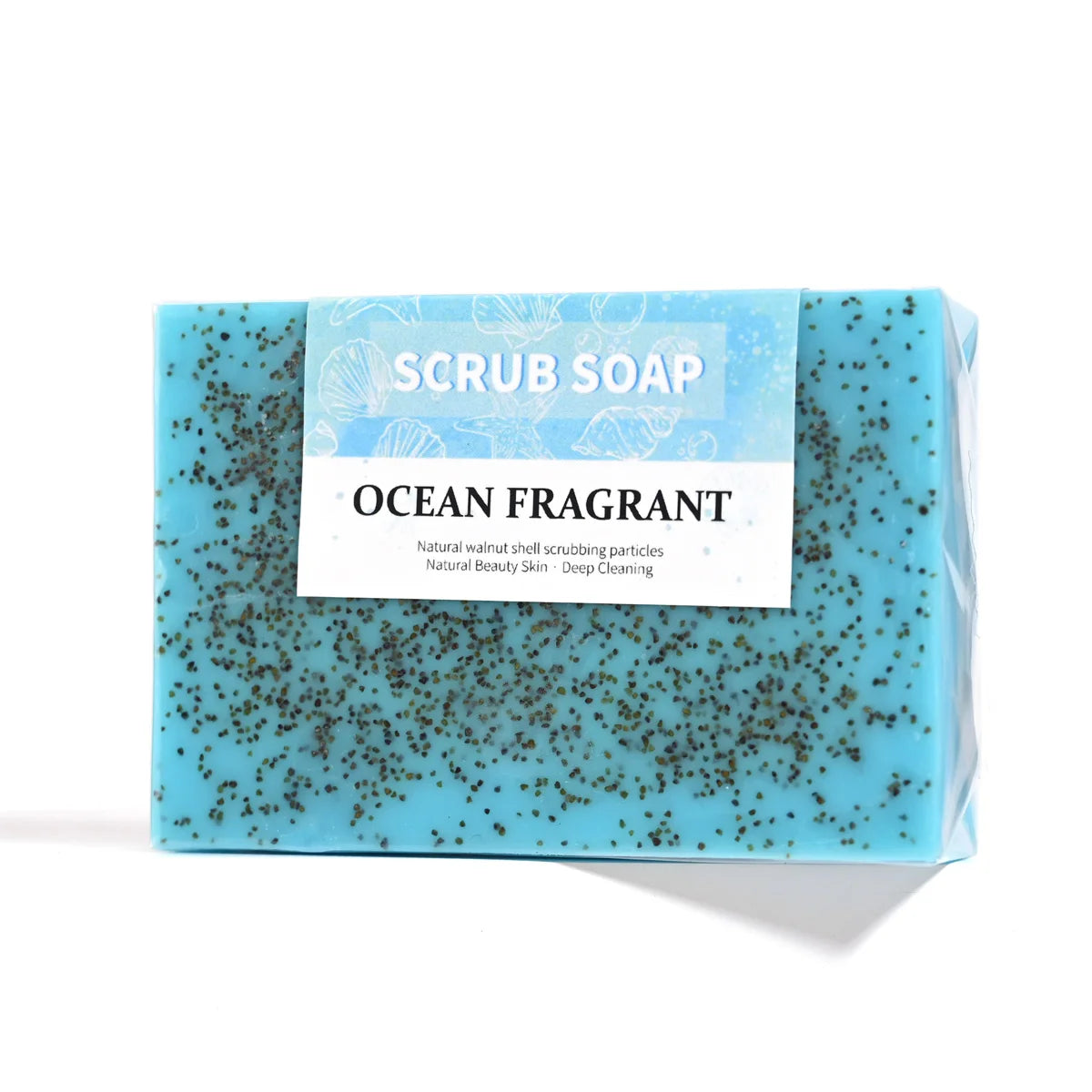 Natural Sea Salt Face & Body Scrub Soap (100g)
